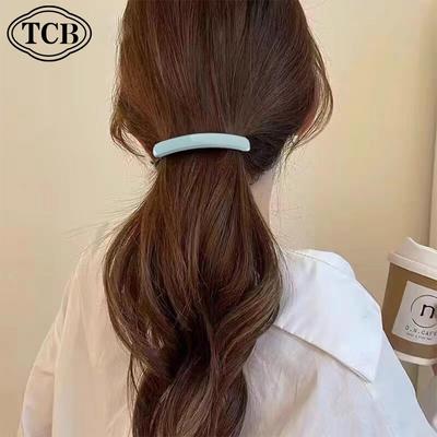 Minimalistische quadratische Haarspange mit Leopardenmuster: Glänzende Haarspange für Damen-Hochsteckfrisuren