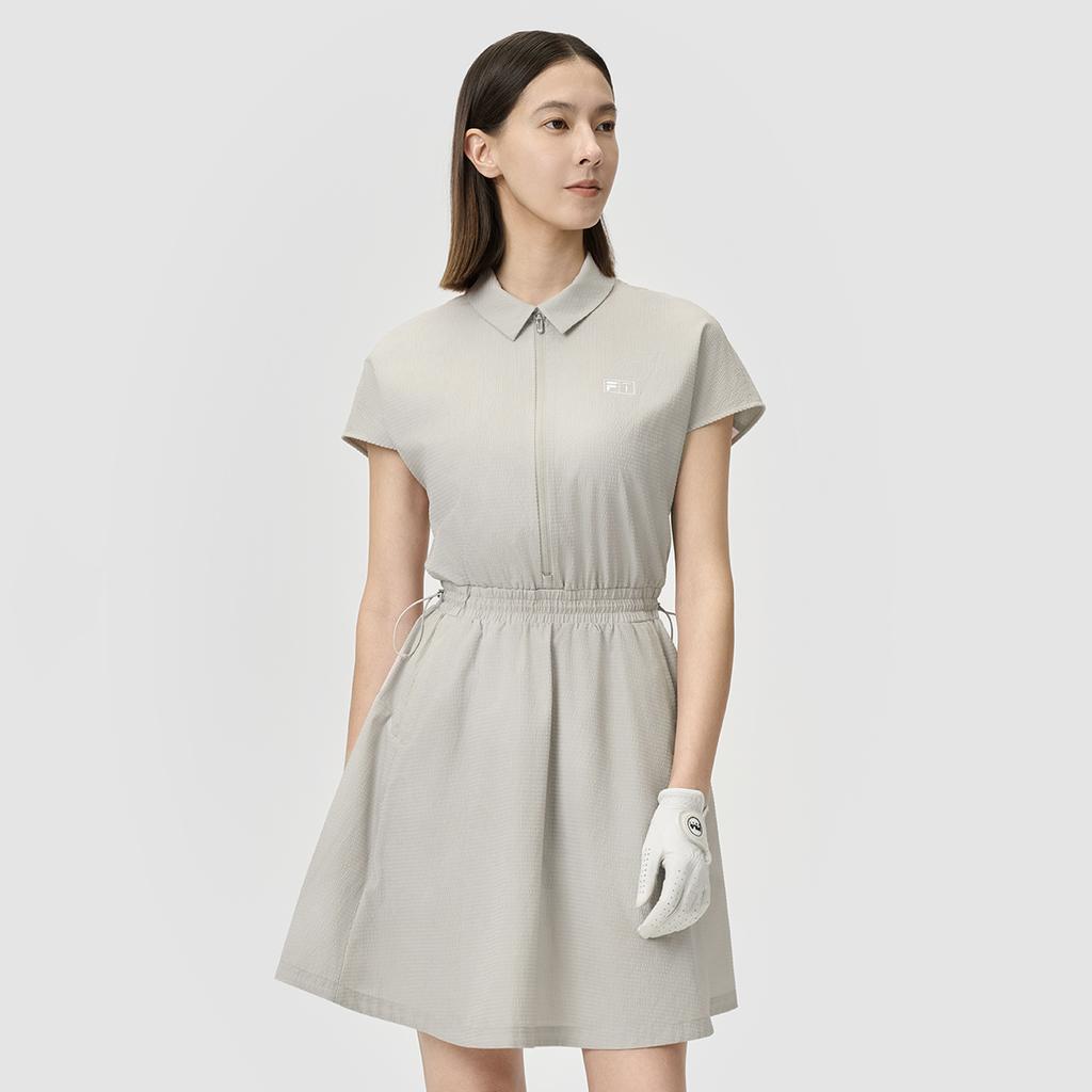 New FILA Golf Series Sleeveless Dress Women's Gray Oat A11W525306F-BG