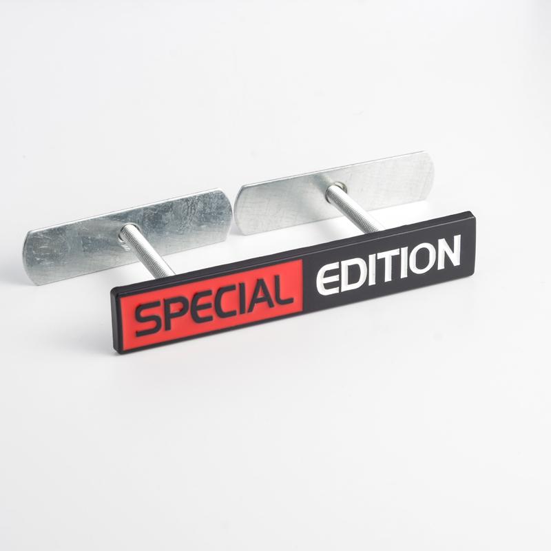 lsfc6 3D Metal Special Edition Logo Car Front Grille Emblem Rear Trunk Badge Decor Sticker For Toyota Ford Nissan Jeep Honda Opel Fiat