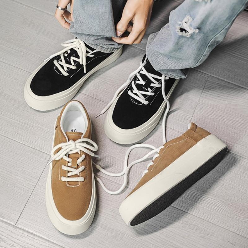 2026 Spring New Fashi Trend Low Top Thick Soled Casual Shoes for Men Comfortable Versatile N Slip Lace Up Platform sneakers