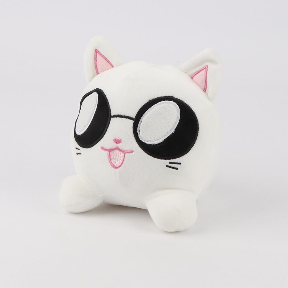 Kaisen Black Jujutsu White Cat Plush Toy Anime Stuffed Doll Decoration Gift