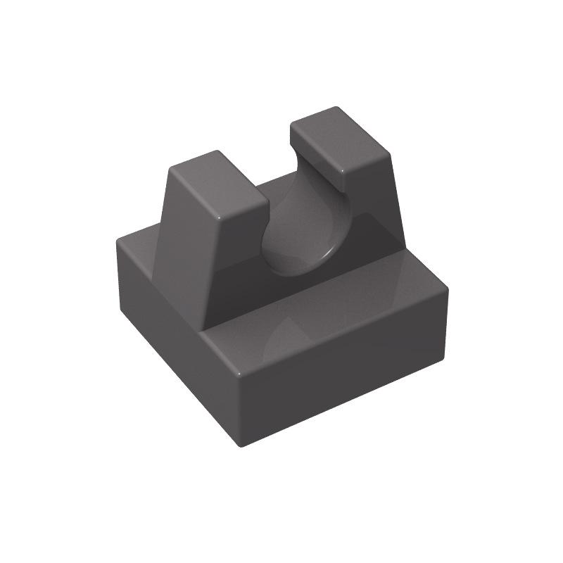 MOC 20 PCS 2555 1x1 Top with Trapezoidal Vertical Clamp Plate For Kids Educational Building Blocks Parts DIY Bricks Bulks Models