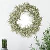 Gypsophila Artificial Plants Wreath DIY Vibrant Decorative Wreath Nostalgia Door Hanging Decor Gift for Wedding Party Home Decor