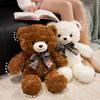 Cute Cute Bow Tie Bear Teddy Bear Doll Plush Toy Hug Bear Children Accompany Soothing Doll