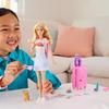 Barbie Doll & Fashion Pink Travel Set, Dress-Up Doll & House, Pretend Play, Barbie Doll, Ages 3 and Up, Pink, HJY18