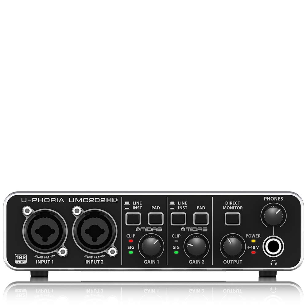 

BEHRINGER U-PHORIA 2-Channel UMC202HD