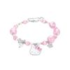 Sanrio Hello Kitty/Hello Kitty, Sweet, Cute, Light Luxury, Niche Design, Hand Jewelry, Good Luck and Exquisite, Zircon Alloy , Same JC-KT Bracelet