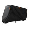 Motocicleta Carro Elétrico Casaco Grosso Proteção Solar Pára-sol Capa de Chuva 210D Preto Prata Revestido Com Seis Faixas Refletivas Laranja