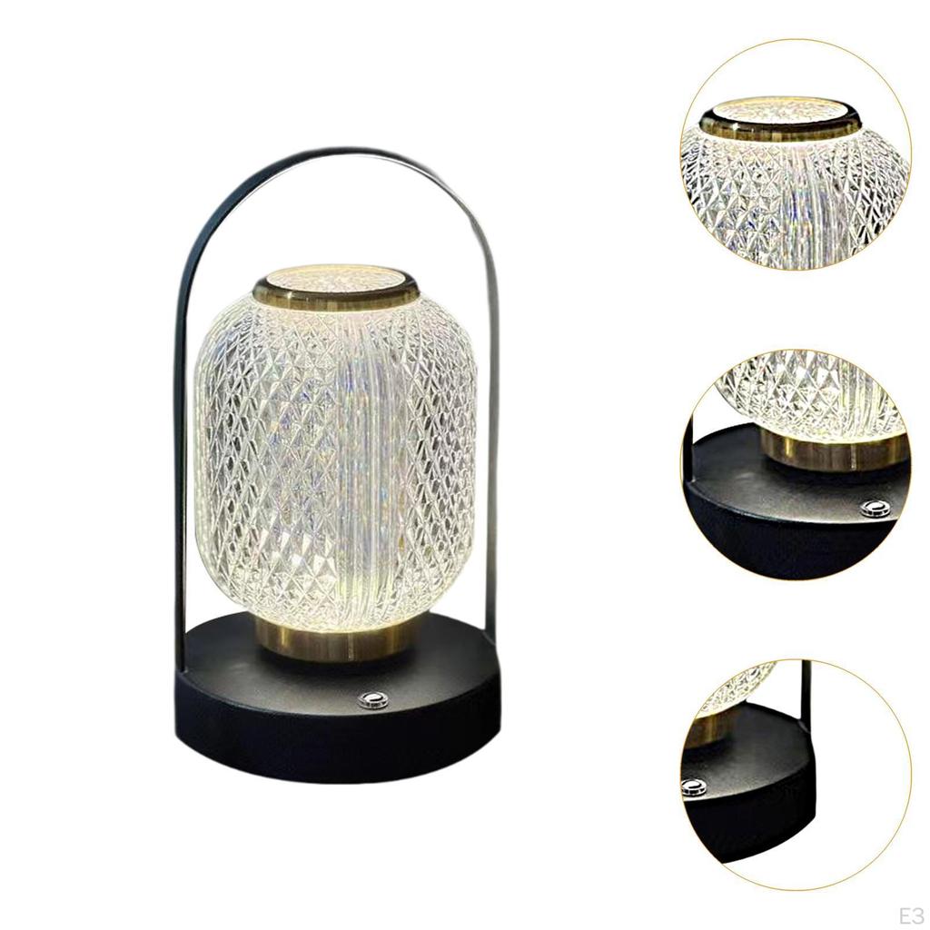 Camping Lantern Outdoor Lamp Table Decoration Recharging Cordless Desk Tent Light for Home