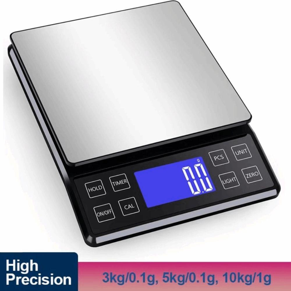 1/0,1g Küchenwaage g/oz/lb/tl/kg/ml Elektronische Lebensmittelwaage Haushalt