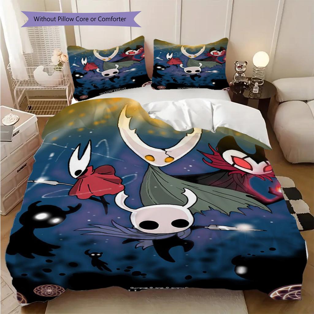 Hollow Knight Journey Through Underworld Bedding 1 Duvet Cover 2 Pillowcase Without Core Bedding Set Duvet Cover And Pillowcase