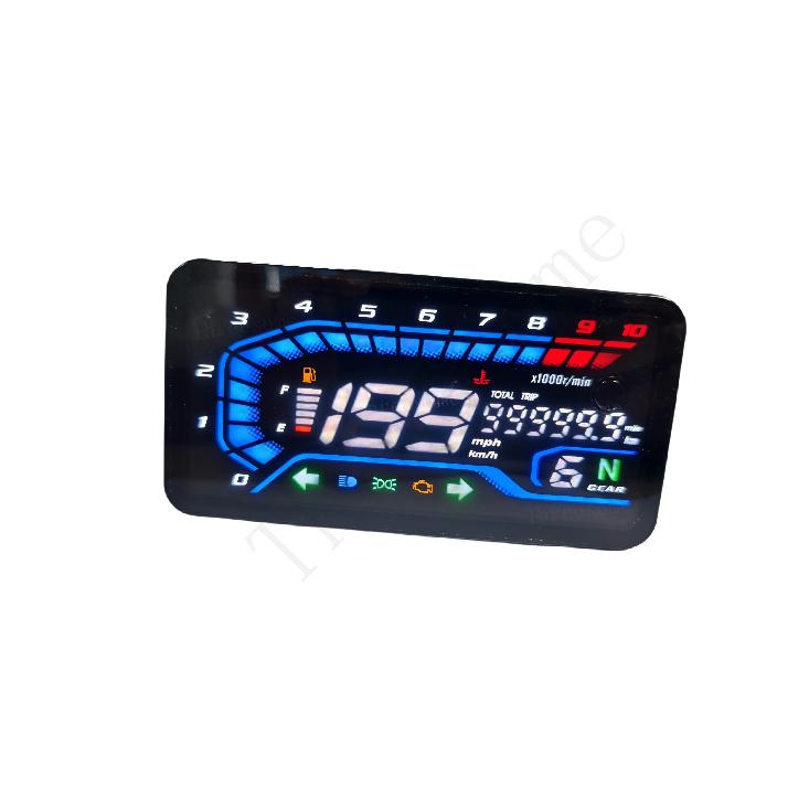 Universal 12V LED Waterproof Digital Motorcycle RPM Speedometer Modify Panel Digital Meter assembly Speedometer