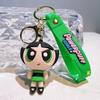 Q Version Anime The Powerpuff And Girls Series Keychain Cute Cartoon Role Kawaii Creativity Car Key Backpack Keychain
