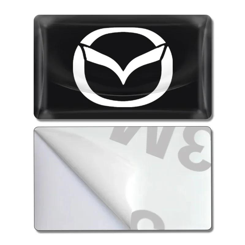 3D Logo Epoxy Resin Short Car Stickers Body Decor Decal Car Accessory for Mazda M3 3 Alexa CX30 CX-4 CX5 CX-5 CX8 CX-8 CX30 CX9 FF26