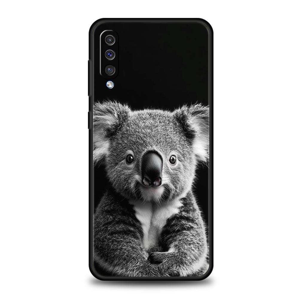 Phone Case For Samsung A56 A36 A26 A54 A52 A24 A14 A50 A70 A30 A40 A20E A06 A12 A22 A34 A42 A32 5G A04s A16 Cover Koala