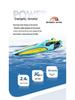 S1 High-Speed Remote Control Boat: Wireless Electric, Long Endurance, 2.4G Large Model Watercraft Toy for Kids
