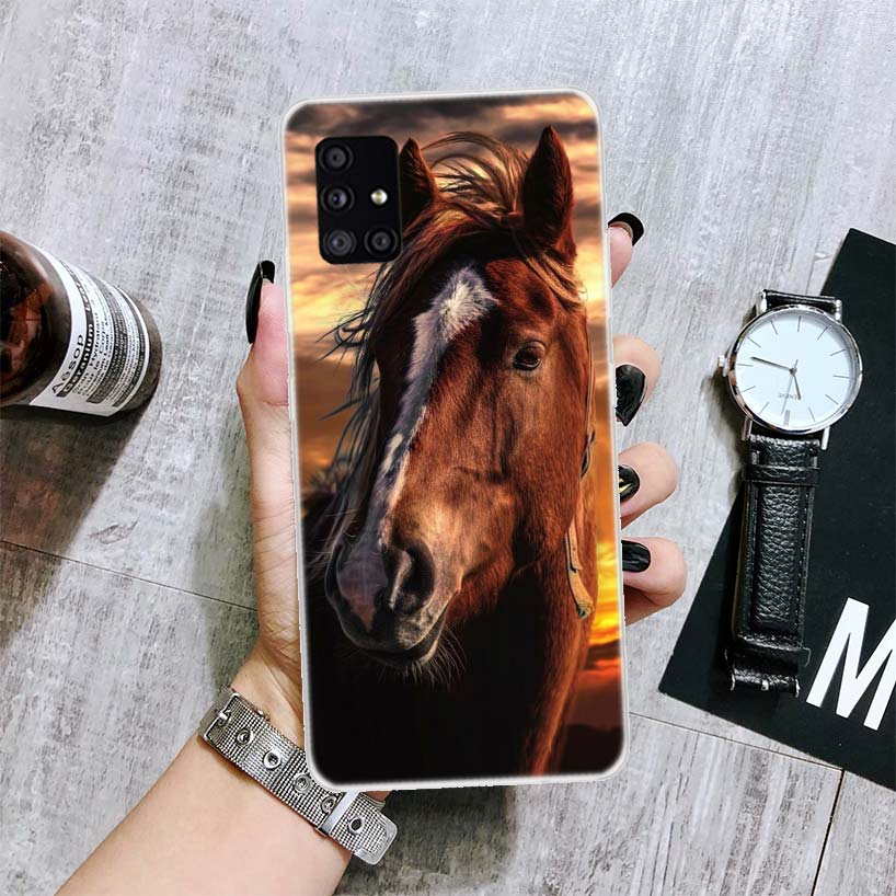 

Чехол для телефона «Великая красота скачущей лошади» для Samsung Galaxy A52 A53 A12 A13 A22 A23 A32 A33 A72 A73 A42 A02S A03S 5G A50S, чехол C Samsung A70S