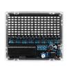 Colorful Voice Activated LED Rhythm Light Display Board With 16X8 Light Panel For Music Visualization Projects