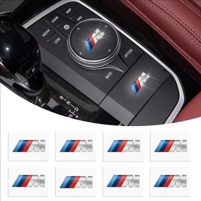 For M X1 X3 For BMW Car Interior Products M Label PVC Random Car Label Decorative Sticker E46 E36 F10 F30 E90 X3 F25 X5 E53 IX3 Z4 IX X4 X6