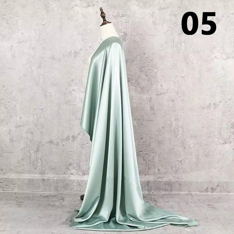 50x150cm Glatter Perlglanz-Satinstoff High-End Acetat Drapier-Satin für DIY Nähen Cheongsam Kleid Bekleidung