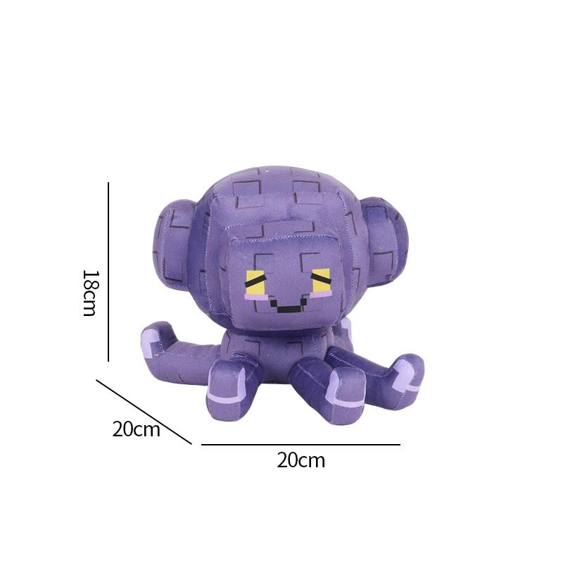 Game Grow A Garden Small Game Pillow Keychain Raccoon Red Fox For Birthday Gifts Plush Pixel Animal Model Ornament Game Souvenir