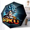 1pc Goku, Dragon Ball Automatic Folding Umbrella - Compact 8-Rib Design, Durable Plastic & Iron, Perfect Gift for Friends & Family, Outdoor Umbrella,