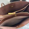 Structured Leather Tote Bag with Long Handle Large Capacity Everyday Fashion Shoulder Bag