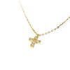 Mini Cross Necklace Women Dainty Versatile Thin Clavicle Chain