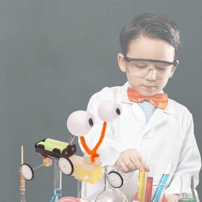 Science Experiment Diy Wooden Robot Toy For Kids Stem Educational Materials
