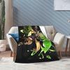 Genshin Impact Collei Wish Gacha Velvet Throw Fashion Blankets Splash Art for Bedding Knitted Fashion Blanket Travel Super Soft Multi-functi