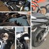 Silenziatore di Scarico Modificato per Motociclette Suzuki GSR400 GSR600 BK400 BK600