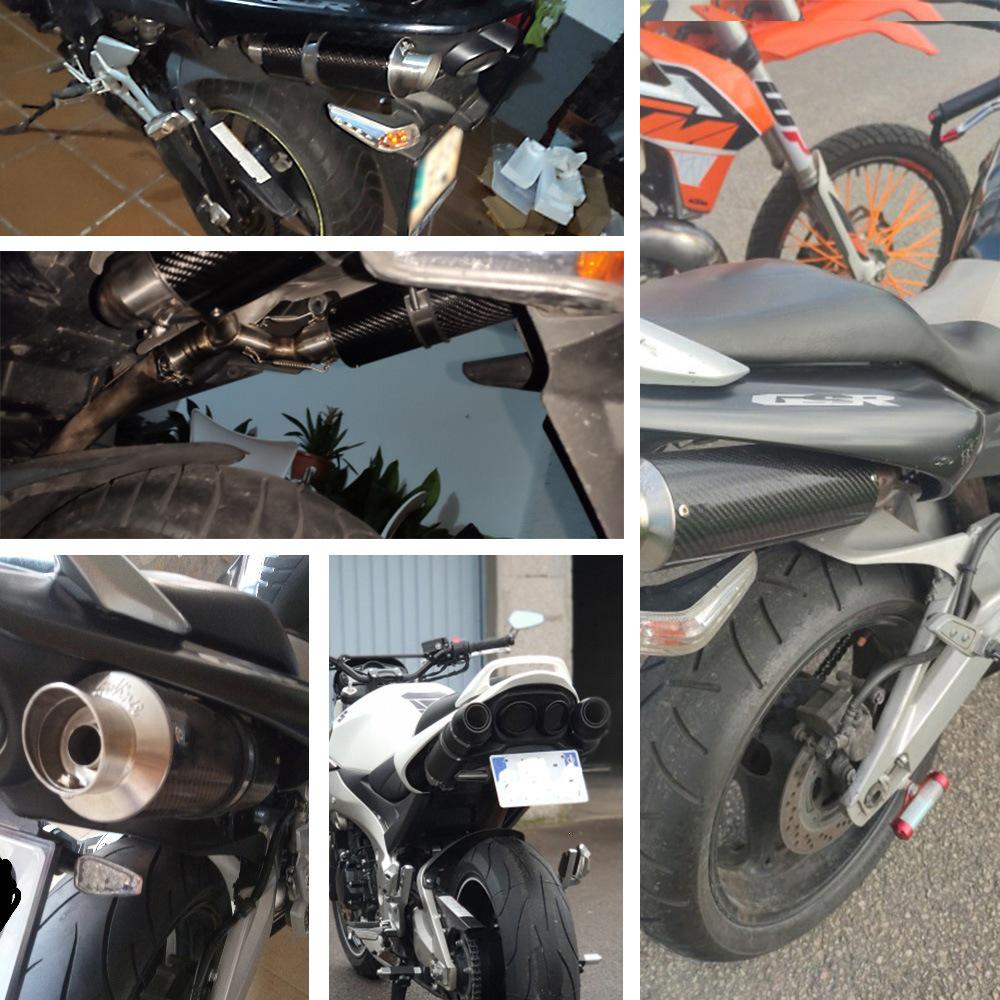 Silenziatore di Scarico Modificato per Motociclette Suzuki GSR400 GSR600 BK400 BK600