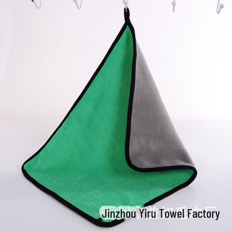 

Утолщенное двухстороннее полотенце из кораллового флиса для чистки автомобиля и рыбалки 30x60 cm