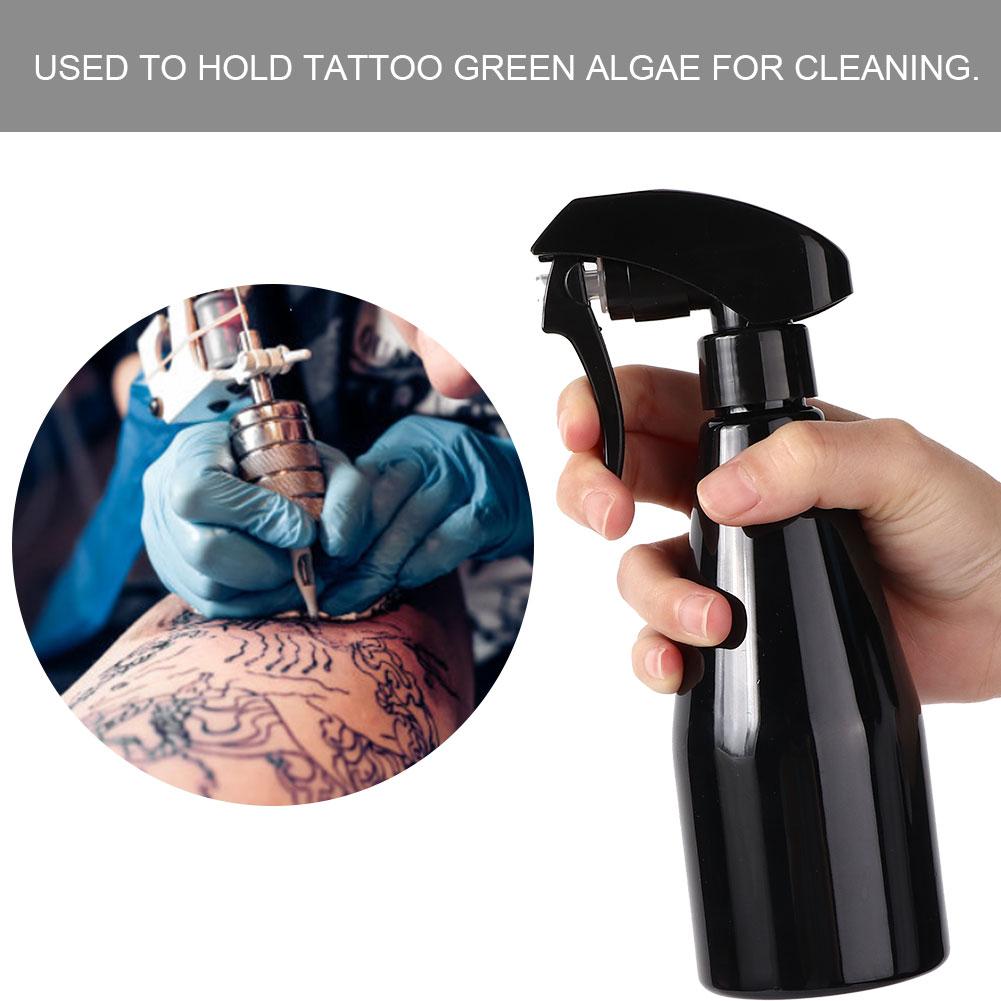 1Pc 300ml Tattoo Spray Bottle Accessory Wash Cleaning Sprayer Bottles Plastic Green Algae Watering Can