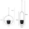 2026 New 10 Type Metal Hanging Flower Pot Nordic Chain Hanging Planter Basket Flower Vase for Home Garden Balcony Decoration
