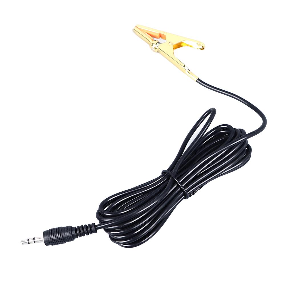 Clip-On Tonabnehmer Zweikanal HiFi Schallloch-Tonabnehmer Clip für Gitarre Erhu Saiteninstrument Gold 300cm 118.1in