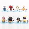 Figurine de Bateau Pirate Thousand Sunny en PVC Objet de Collection Ultime Jouet Boîte Surprise Ensemble