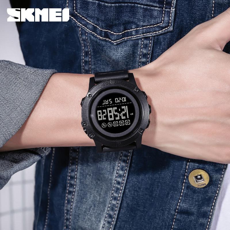 Multifunctional Large Dial Chronograph Stopwatch Luminous Dual-time Student Outdoor Sports Electronic Watch