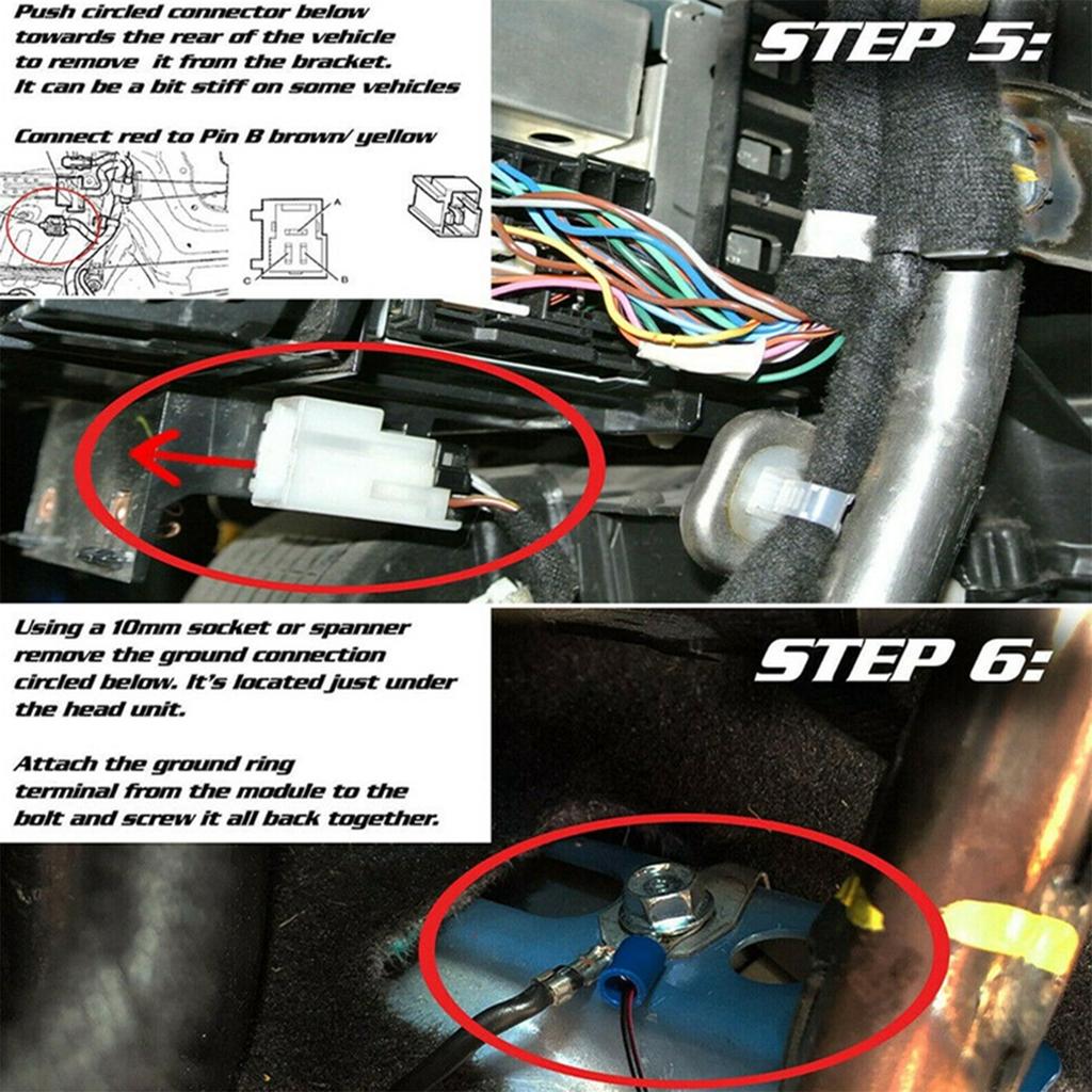 Replacement Bluetooth-compatible Module Module with Wiring Harness Easy Installation Auto Repair Accessory