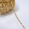 14K Gold Plated Brass Thick Large Heavy Chains For Jewelry Making Supplies,DIY Necklace Bracelet Jewelry Chain Finding