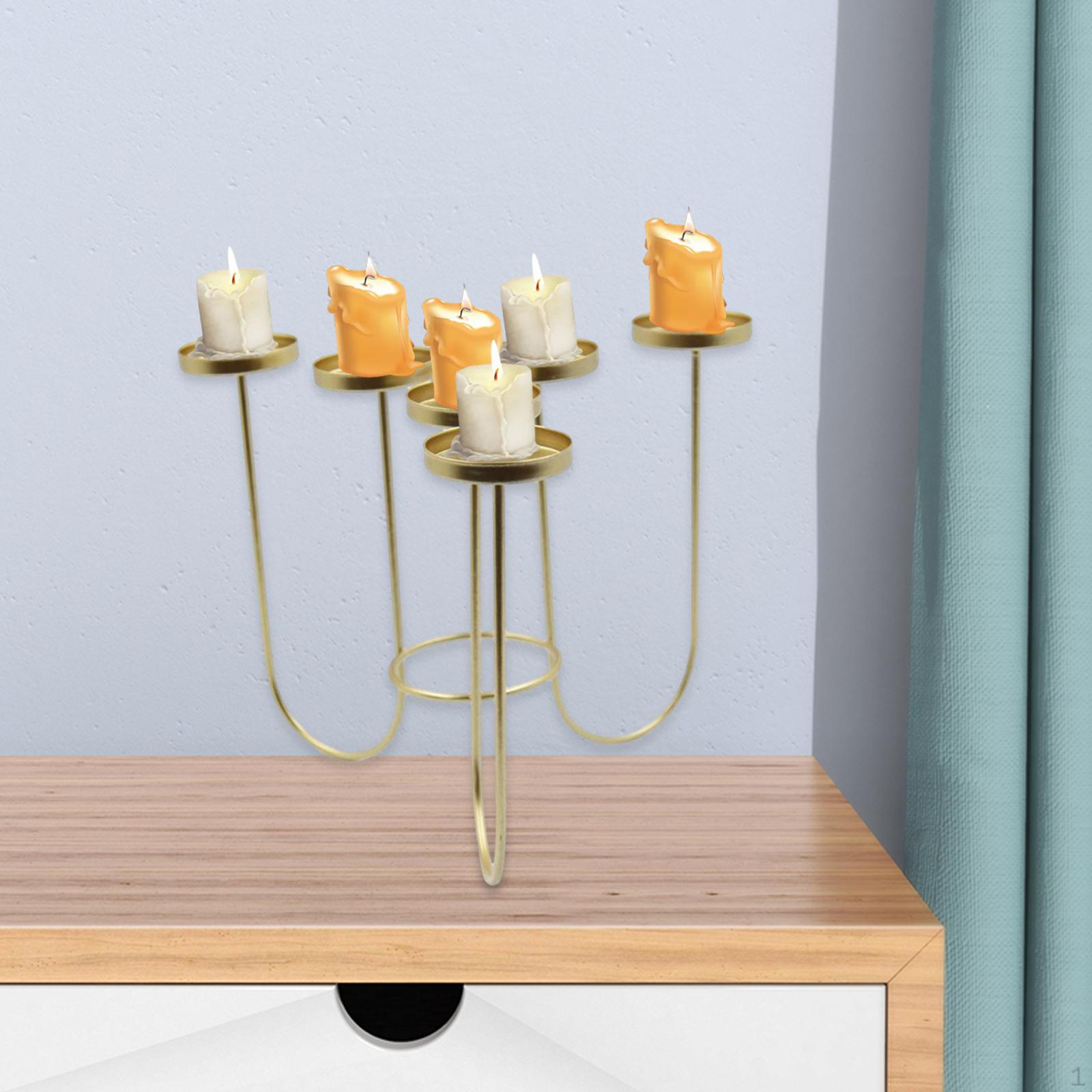 

Элегантная подставка для свечей для домашнего декора 6 Heads 25.5cmx21cm