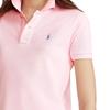 Polo Ralph Lauren Solid Color Polo Collar Fitted Short Sleeve Dress Women dresses Pink 4420015010007-059