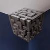 Creative 3D Wall Art Stickers Maze Cube Pattern Corner Wall Decal  Bedroom Decor
