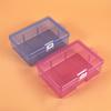 Transparent Plastic Storage Boxes For Jewelry Hardware Accessories Small Items DIY Crafts Cosmetic Storage Box Container