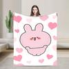 Asamimichan und Anemimi Super Warme Decke Junge Mädchen Plüsch Bettwäsche Überwürfe Flauschige Sofa Sessel Flanell Bettbezug Sofa Bettdecke