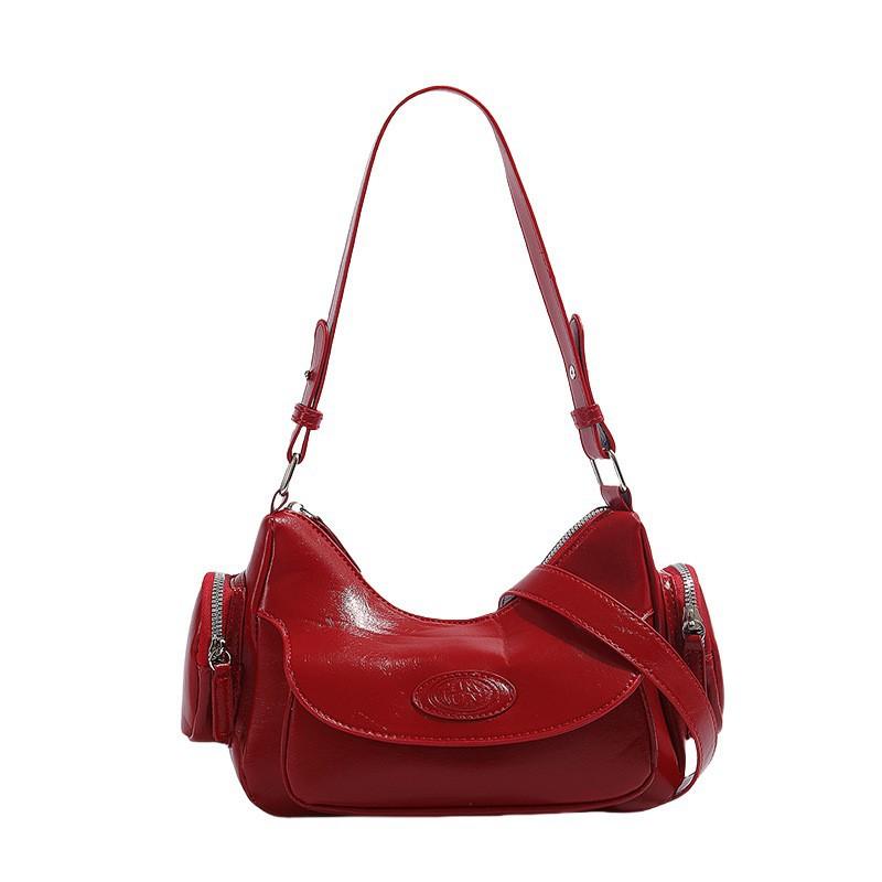 This Year's Trend: Niche Textured Underarm Bag Handbag 2025 Spring Summer New High-end Single Shoulder Crossbody Bag for Women