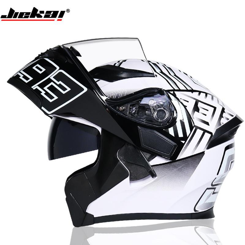 Male Adult Motorcycle Helmet Cool Motorcycle Full Helmet Fully Covered Men's Women's All Season Sports Car Revealing Helmet 2025