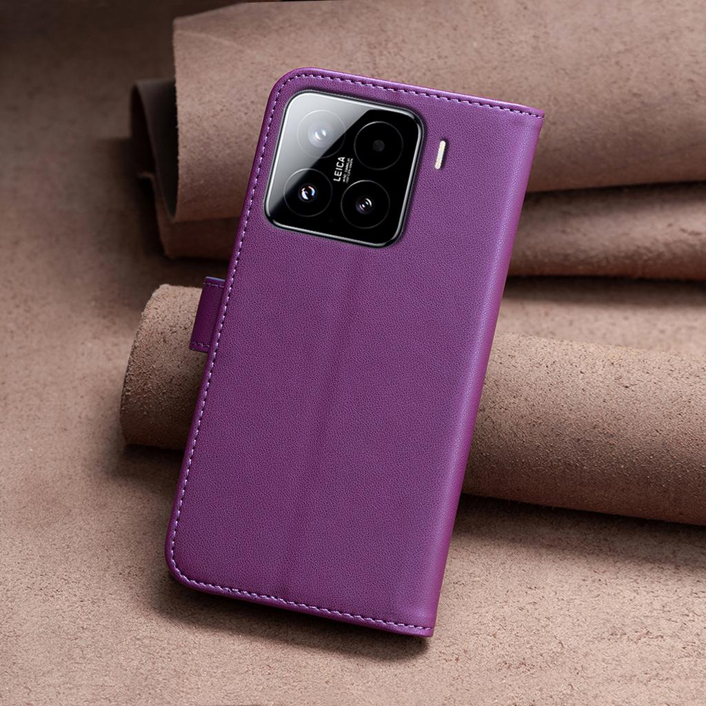 BINFEN COLOR BF17 For Xiaomi 15 Pro Case Wallet Folio Flip Leather Cover