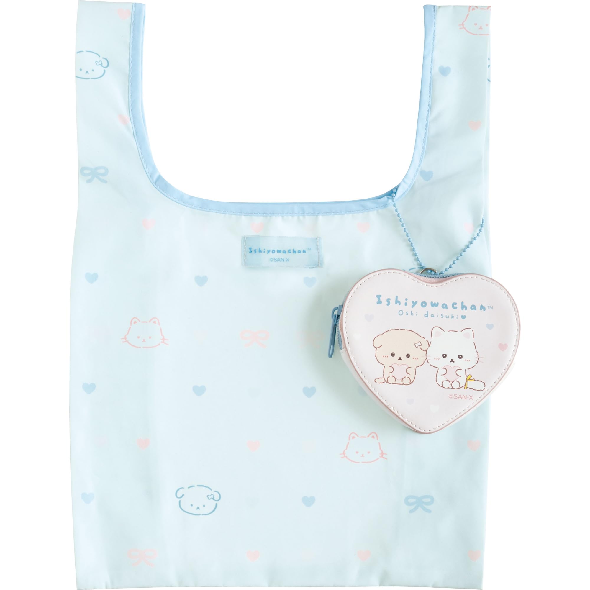 

Love My Favorite Shopping Bag CA86501 San-X Ishiyowa-chan I Character H390×W270×D10mm