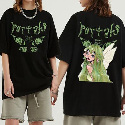 Melanie Martinez Portals Tour 2023 T-Shirt O-Ausschnitt Sänger Musik T-Shirt Kurzarm Sommer T-Shirt Streetwear Harajuku